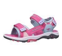 KangaROOS Women's K-Leni Kira Sandals, Blue Sky Daisy Pink, 2/2.5 UK