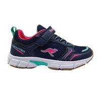KangaROOS Women's K-ni Romp EV Sneaker, Dk Navy Daisy Pink, 6.5 UK