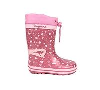 KangaROOS Women's K Rain Boot, Dusty Rose Heart, 2.5 UK