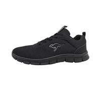 KangaROOS Women's K-rf Alea Sneaker, Jet Black Mono, 4 UK