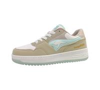 KangaROOS Women's K-top Jane Sneaker, Beige Mint, 4 UK