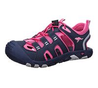 KangaROOS Women's K-Trek Jam Sandals, Dk Navy Daisy Pink, 5 UK