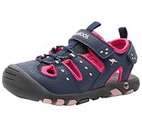 KangaROOS Women's K-Trek Sandal, Dk Navy Fandango Pink, 4 UK