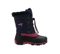 KangaROOS Women's Kanga-Bean Care Snow Boot, Dk Navy Daisy Pink, 2.5 UK