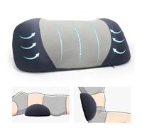 KANGBES Lumbar Support Cushion for Bed, Memory Foam Back Bolster Cushion | Back Support Pillow For Sleeping, Lower Back Pain Relief, Ergonomic Lumbar Bolster, For Office Chair & Car Seat