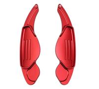 KANGBOZ Car Shift Paddle Compatible with Land for Rover for Evoque 2012-2018 for Discovery 2010 2011-2016 Car Steering Wheel Paddle Shifter Extension(Red)