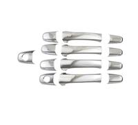 KANGBOZ Door Handle Cover Compatible with Toyota for Previa 1998 1999 2000 2001 2002 2003 2004 2005 Gloss Carbon Car Door Handle Bowl Covers Trim Paste Style(Silver)