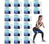 KANGFITER 100 PCS Bulk Resistance Bands, Loop Exercise Bands Set for Gym Members Sports Class Students Gift, 5 Pieces Each Set with Storage Bag, Fitness Bands for Outdoor Home Gym Yoga Pilates