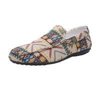 Kanggrei Men's Vintage Loafers Casual Slip On Dress Moccasins Comfort Driving Shoes Lightweight Comfort Fashion(Beige,9.5 UK)