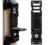 KANGIKX Door Hinge Foot Step for Jeep,Door Hinge Step Folding Foot Peg with Bottle Opener Compatible with Jeep Wrangler 2018-2022 JL Unlimited & Gladiator 2020-2022JT 1PC, Black(No Drilling)