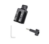 Kangnice Aluminum Motorcycle Camera Mount Windshield Clip for Action 5 / Action 6 / Pocket 3 Camera Easy Installation Accessories Motorcycle Mount