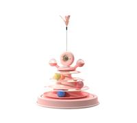 Kangnice Intelligent Automatic Rotation Cats Toy Electric Cats Turntable Random Moving for Indoor Pet Busy Owner Toy
