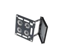Kangnice Laptop Holder with Powerful Cooling Fan and Design Includes Handy Storage Space for Accessories Multi Functional Laptop Stand