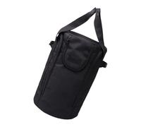 Kangnice Sturdy Cylinder Carrying Case in Black Camouflage Design Thickened Shockproof Cover for Camping and Home Storage Tear Proof Coal Can Holder