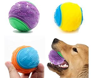 kangnuoxue Scooby Doo Dog Ball, Dog Squeaky Ball for Puppy, Large and Medium Sized Dogs, Interactive Dog Toys for Relieving Anxiety and Boredom,Training, Teeth Cleaning