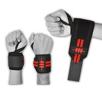 Kango Fitness Heavy Duty Professional Weight Lifting Wrist Support Wraps Bodybuilding Powerlifting Strength Training Strongman Pressing (Style 9, One Size)