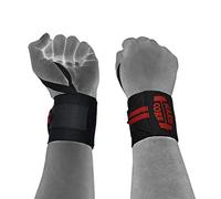 Kango Fitness Heavy Duty Professional Weight Lifting Wrist Support Wraps Bodybuilding Powerlifting Strength Training Strongman Pressing (Style 5, One Size)