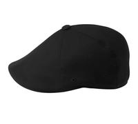 Kangol Wool Flexfit 504 Flat Cap, Black, Small (Manufacturer Size: Small/Medium)