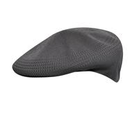 KANGOL 504 Tropic Ventair Flat Cap Charcoal Dark Grey Lightweight Summer 0290BC