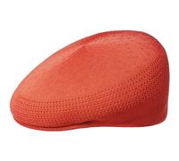 KANGOL 504 Tropic Ventair Flat Cap Cherry Glow Orange Lightweight Summer 0290BC