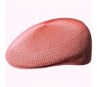 KANGOL 504 Tropic Ventair Flat Cap Peachy Pink Lightweight Summer 0290BC