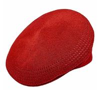 KANGOL 504 Tropic Ventair Flat Cap Red Lightweight Summer 0290BC