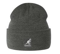 Kangol Acrylic Cuff Pull-On Beanie Hat, Grey (Dark Flannel), One size
