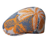 Kangol Anemone 504 Flat Cap by Women/Men - Ivy hat with Peak Spring-Summer Summer - L (58-59 cm) Blau-Orange
