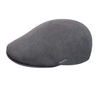 Kangol Bamboo 507 Flat Cap, Grey (Charcoal), X-Large
