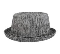 Kangol Color Burst Mowbray Pork Pie Cloth Hat by Women/Men - Sun Spring-Summer Summer - XL (60-61 cm) Black