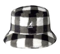 Kangol Faux Fur Bucket Beret, Black/White, L