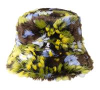 Kangol Faux Fur Bucket, Camo Flower, L