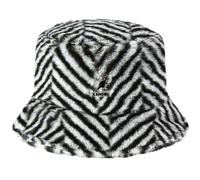 Kangol Faux Fur Herringbone Bucket Hat Women´s Fisher´s (L (58-59 cm) - Grey)