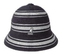 Kangol furgora pop stripe casual bucket hat Noir S