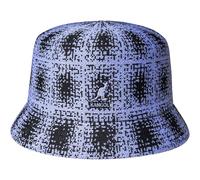 Kangol Grunge Plaid Bin Bucket Hat Fisher´s Summer (M (56-57 cm) - Light Blue)