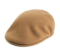 Kangol Wool 504 Flat Cap, Brown (Camel), Small