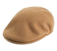 Kangol Wool 504 Flat Cap, Brown (Camel), Medium
