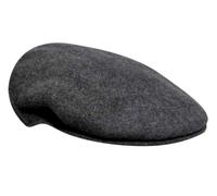 Kangol Wool 504 Flat Cap, Grey (Dark Flannel), Medium