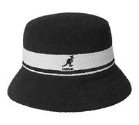 Kangol Hats Bermuda Stripe Bucket Hat - Black Small
