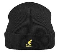 Kangol Headwear Acrylic Pull-on Beanie, Black (Black/Gold Bg), One Size (Manufacturer Size: 1Sfm)