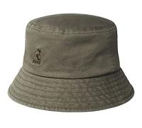 Kangol Men's Washed Bucket Beret, Olive, M