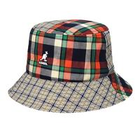 Kangol Men's's Plaid Mashup Bucket Hat K5297 Golden Palm (Medium)