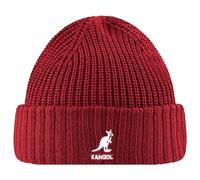 Kangol Merino Wool Rib Beanie Beret, Cranberry, One Size