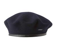 Kangol Monty Beret Wool Basque (L (58-59 cm) - Blue)