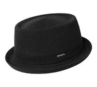 Kangol Mowbray Pork Pie Hat player hat summer hat (XL/60-61 - black)