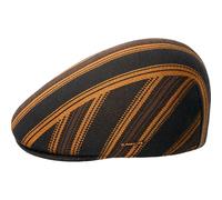 Kangol Nostalgia Stripe 507 Flat Cap by Men - Ivy hat with Peak Autumn-Winter Winter - M (56-57 cm) Black