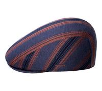 Kangol Nostalgia Stripe 507 Flat Cap by Men - Ivy hat with Peak Autumn-Winter Winter - XL (60-61 cm) Purple