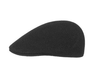 KANGOL® ORIGINAL 507 Seamless Wool Cap Flat Cap Schieber Mütze Hat Black New
