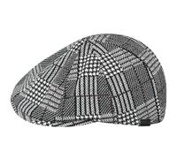 Kangol Pattern Flexfit Cap Beret, Black Plaid, L/XL