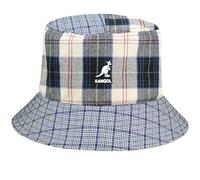 Kangol Men's's Mashup Bucket Hat Checked K5297 Madras Plaid Mykonos Blue (Large)